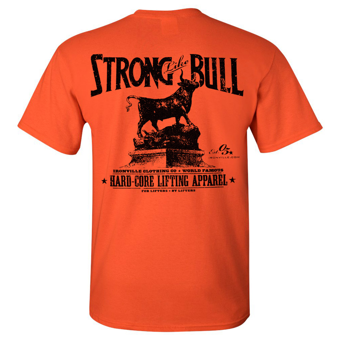 Strong Like Bull, Powerlifting T-Shirt