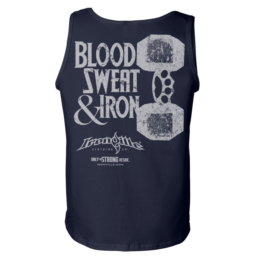 https://www.ironville.com/wp-content/uploads/2015/08/blood-sweat-and-iron-brass-knuckles-dumbbell-weightlifting-tank-top-navy-blue.jpg