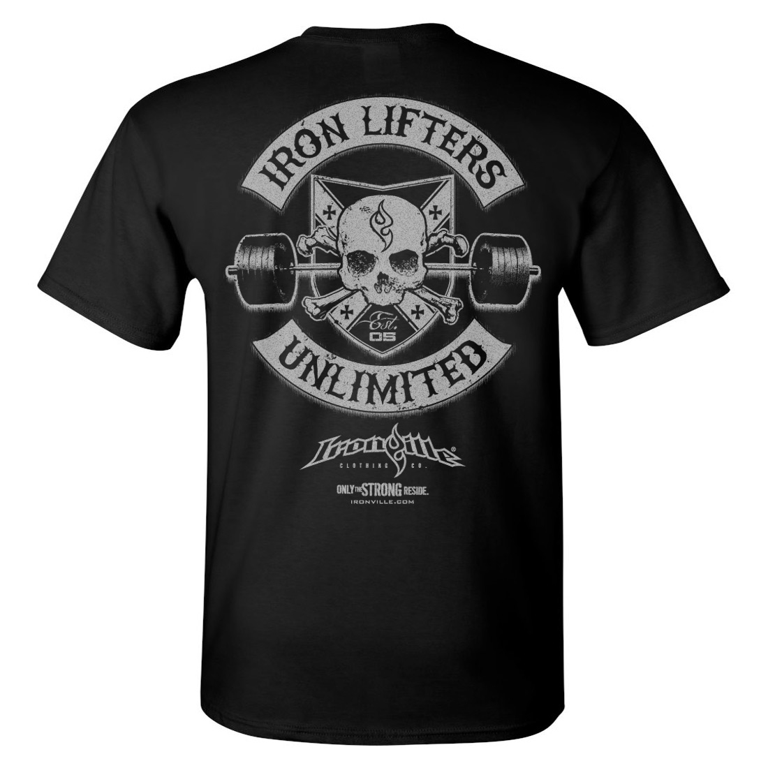 Iron Lifters Unlimited | Weightlifting T-Shirt | Ironville Clothing