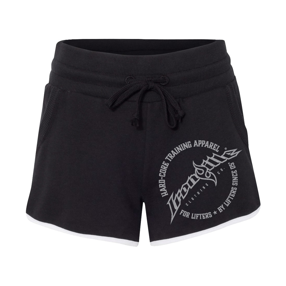K Logo Women's Black Performance Shorts - Athletic Shorts with Pockets –  Kreation Clothing Company