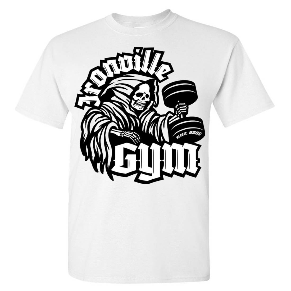 Reaper Death Curl Gym Weightlifting T-Shirt