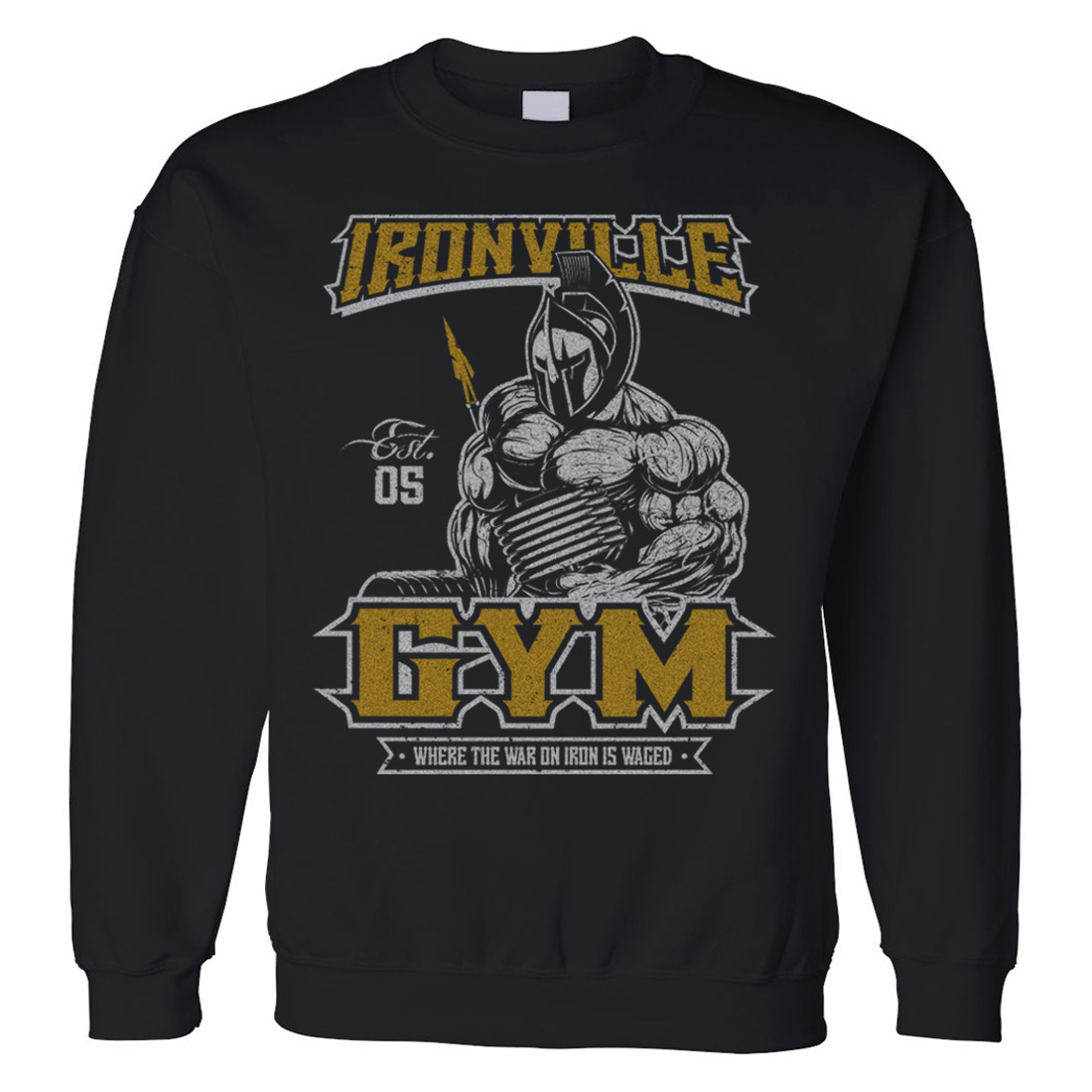 Ironville Gym Warrior Bodybuilding Sweatshirt | Ironville Clothing